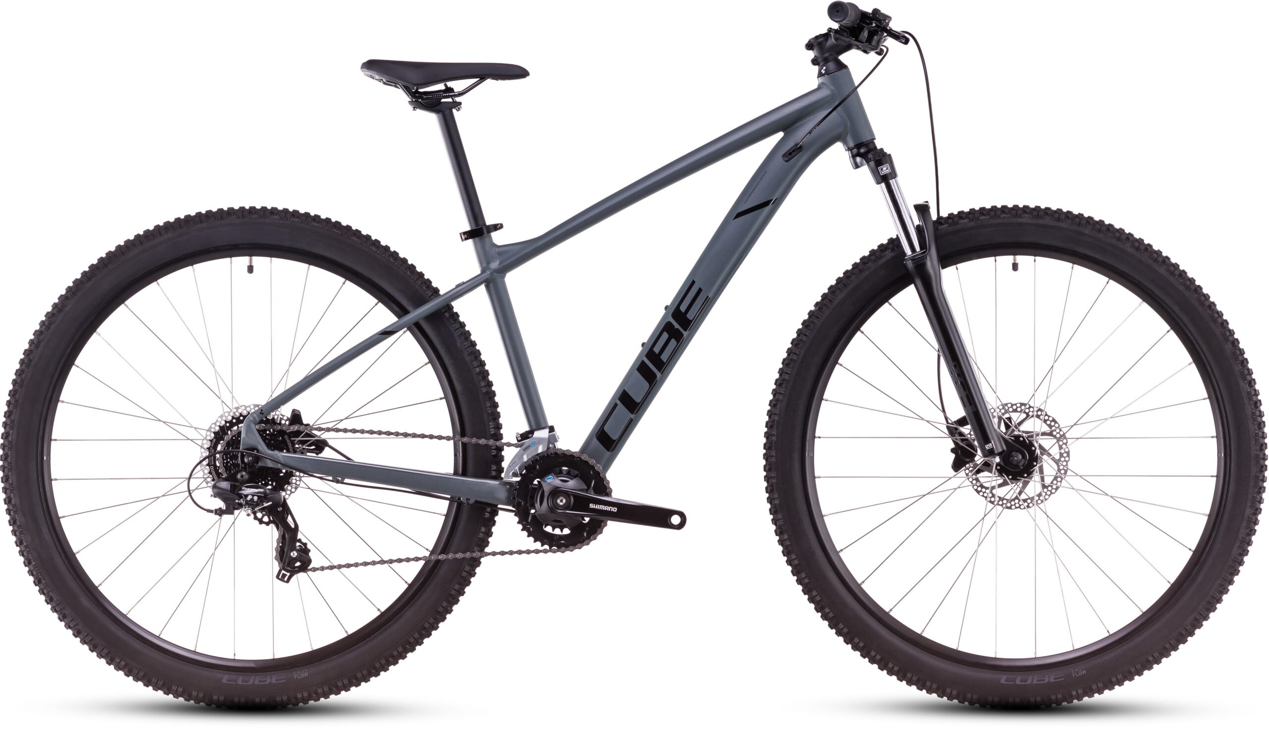 Cube Aim ONE (2025) | VTT semi-rigide 27,5/29 pouces | foggyblack´n´black
