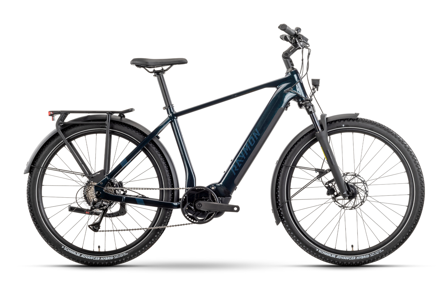 Raymon Tourray 630 (2025) | Vélo électrique trekking | bleu nébulaire / chrome