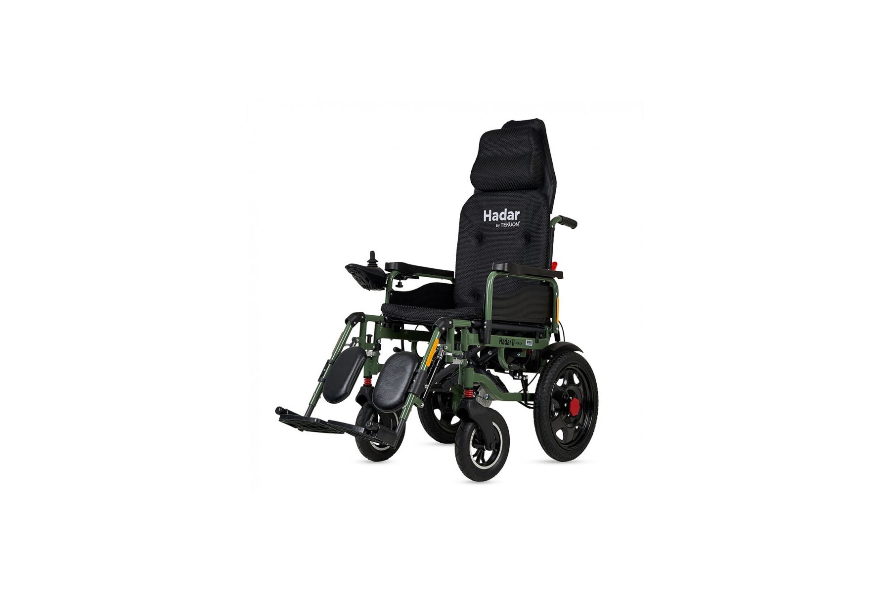 Fauteuil roulant pliable HADAR-02 Double moteur 250 W lithium de 12 Ah