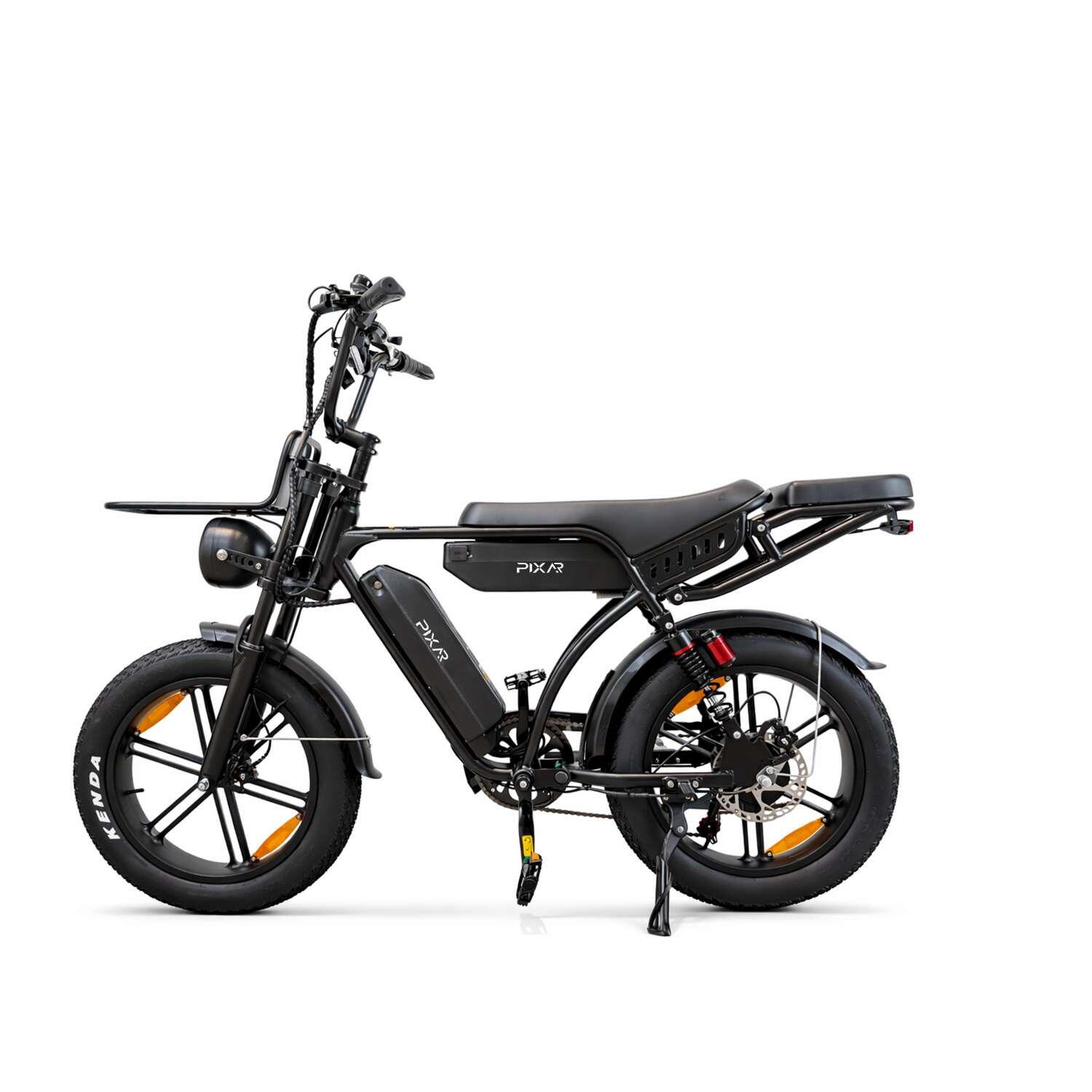 Vélo électrique tout suspendu PIXAR M9 avec double batterie 48 V 35 Ah
