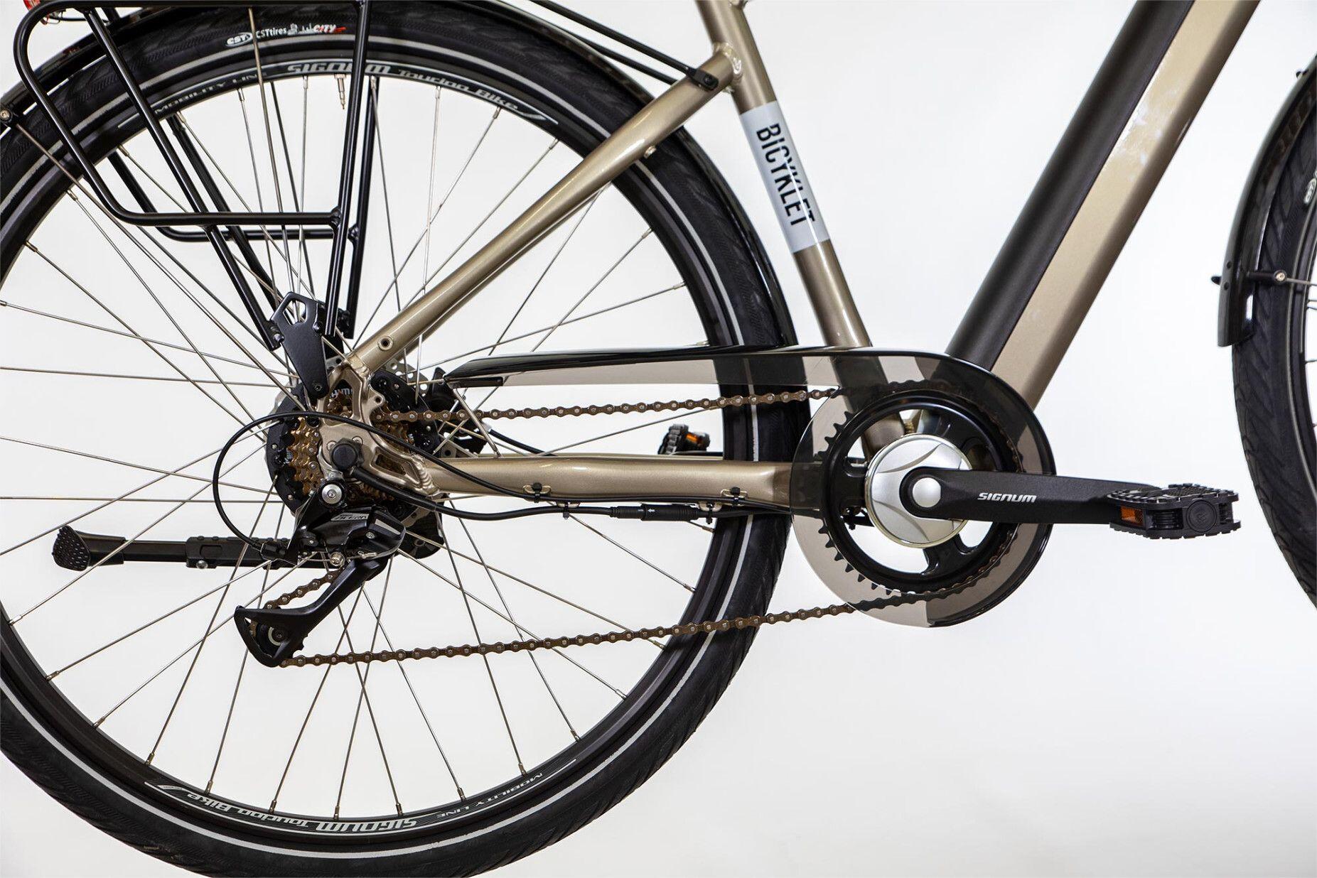 Vélo de Ville Électrique Bicyklet Basile Shimano Acera/Altus 8V 504 Wh 700 mm Gr