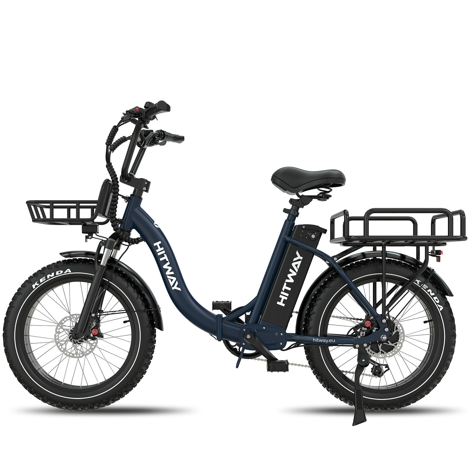 Vélo cargo électrique pliant 20*4,0″, pneus fat, 1296Wh, BK6S PLUS