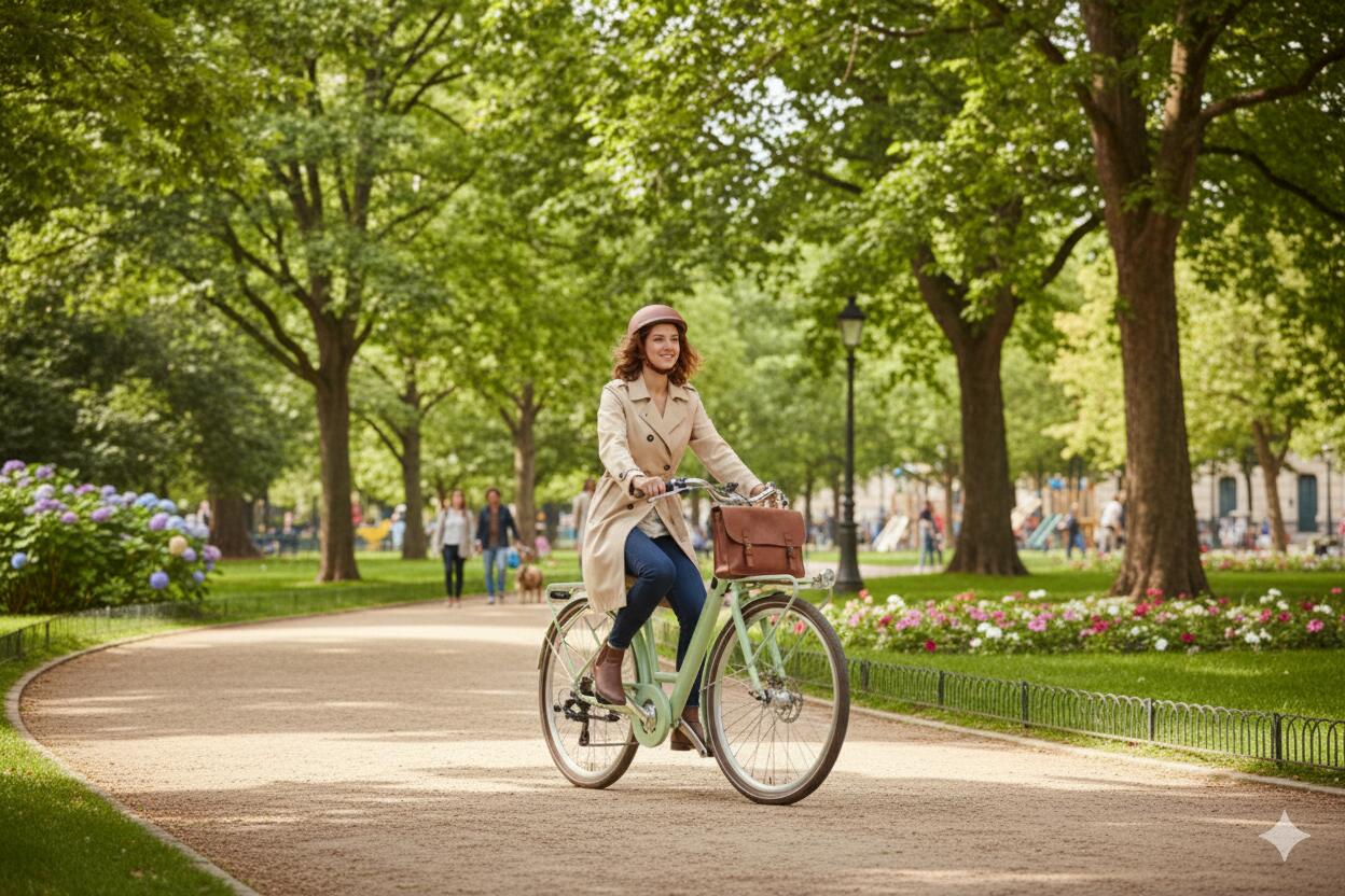 VELO ELECTRIQUE i1 TRK 28 ARIS LADY VERT