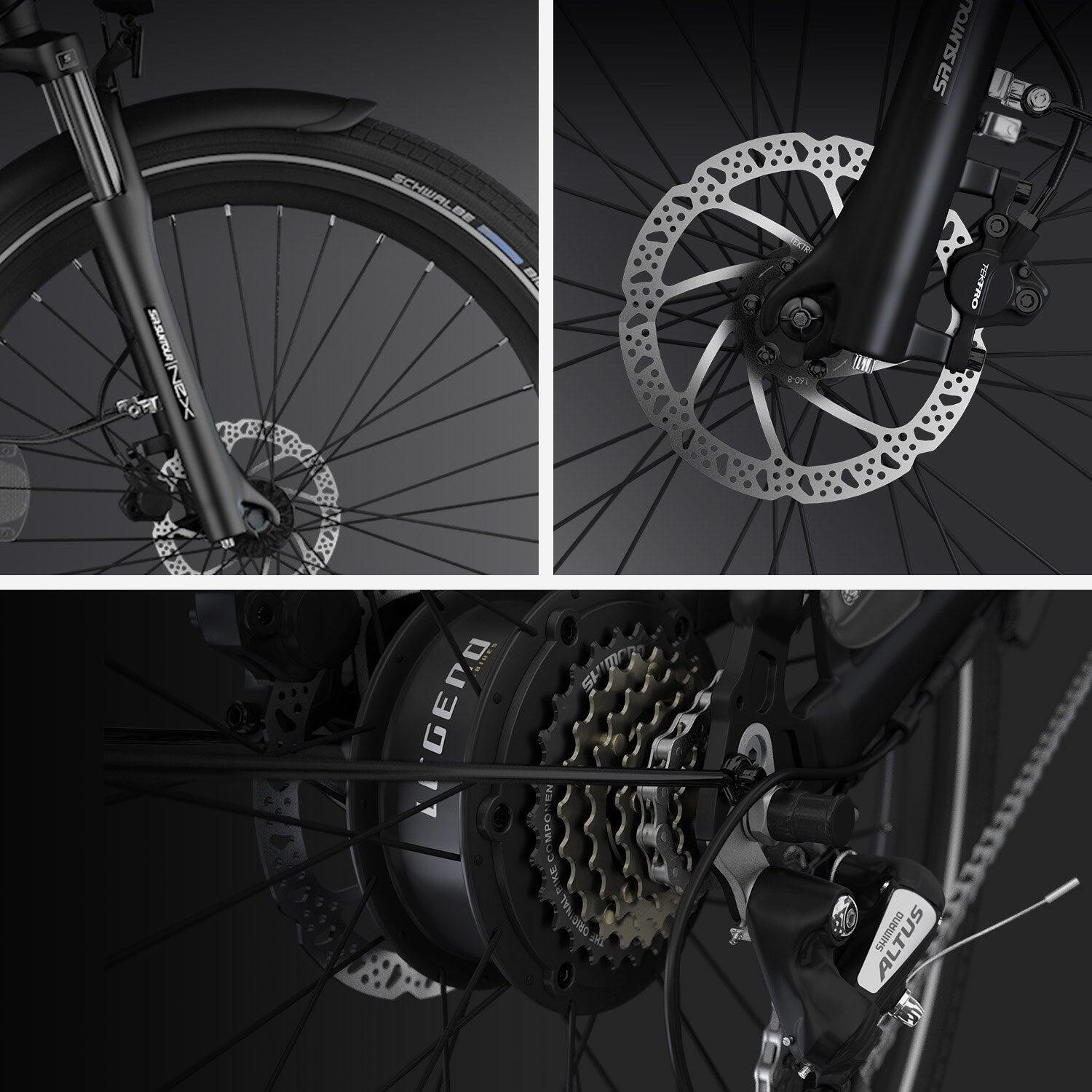 Vélo de Ville Électrique 26″ Smartbike – Legend Milano 14Ah Noir