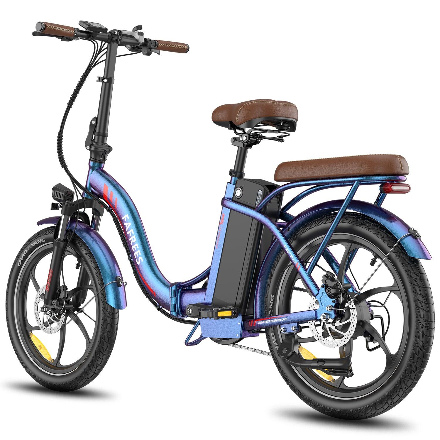Vélo Électrique FAFREES F20+ Pro 250W 36V25Ah 20″ Bleu Aurore