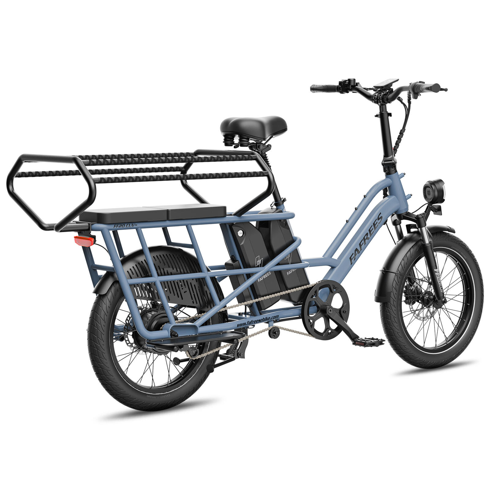 Vélo cargo électrique FAFREES FF20 CUV, double batterie 15 Ah