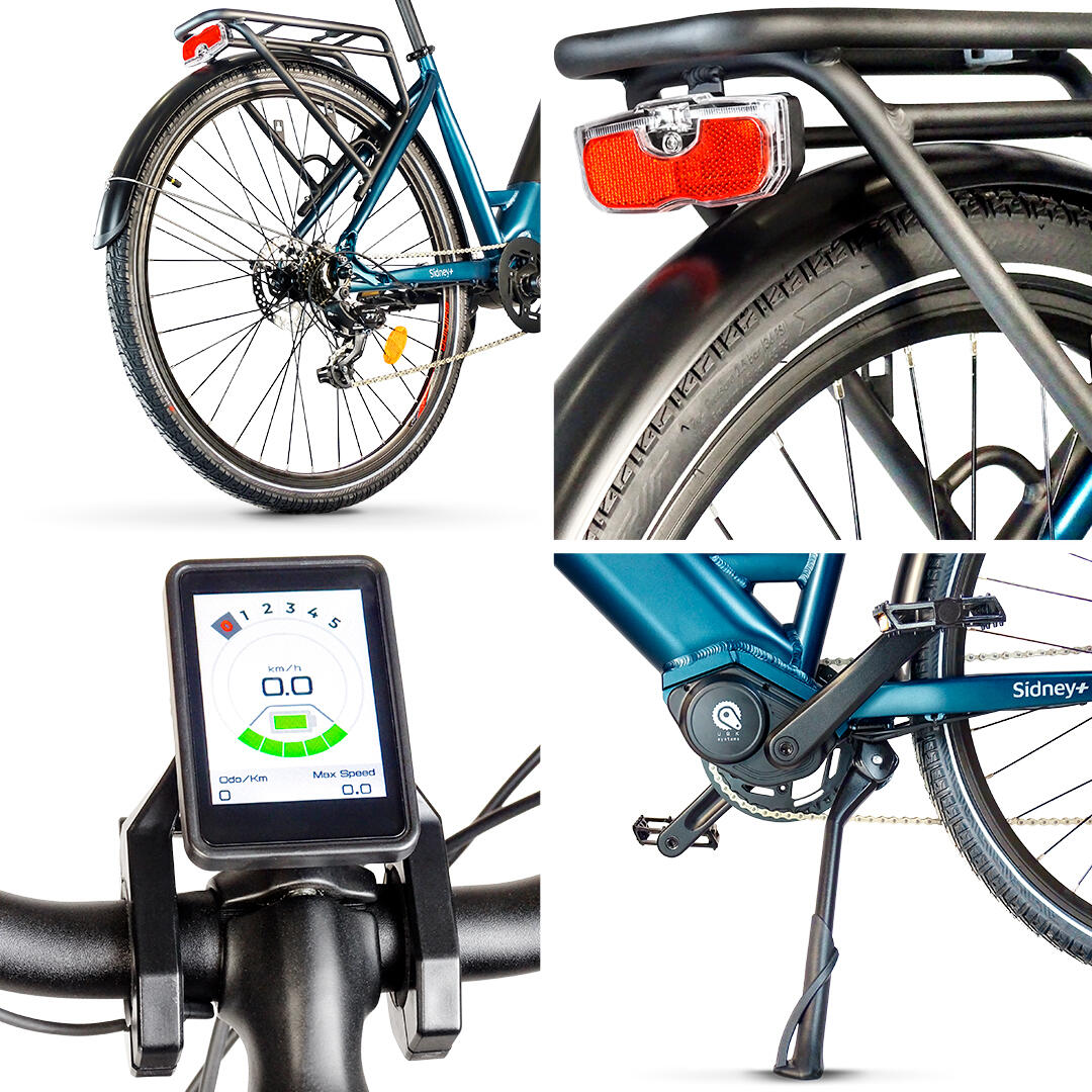 Sidney PLUS | VAE de ville | Moteur Central | 100 km Autonomie | 28″