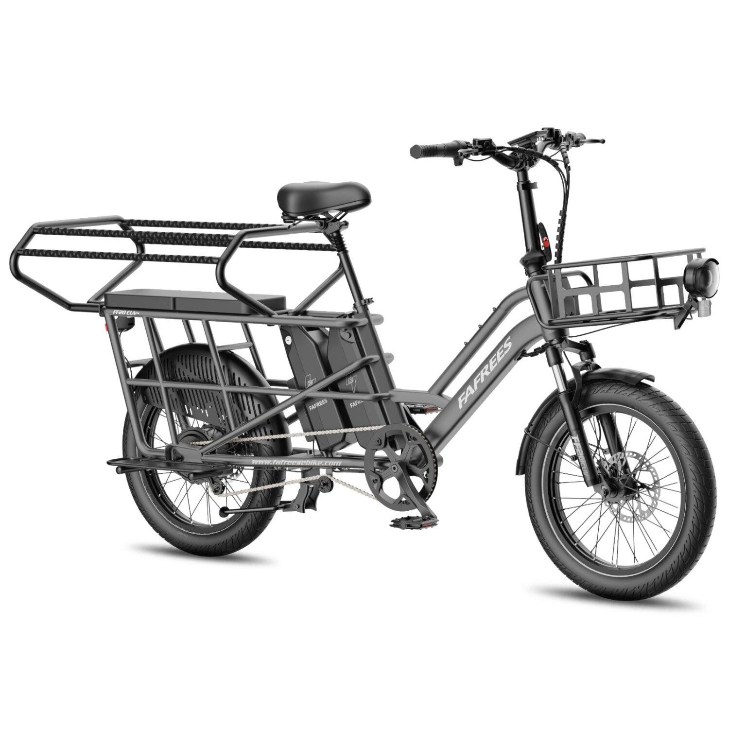 FAFREES FF20 CUV Vélo Électrique 250W 48V24Ah 20″ Freins Hydrauliques Gris