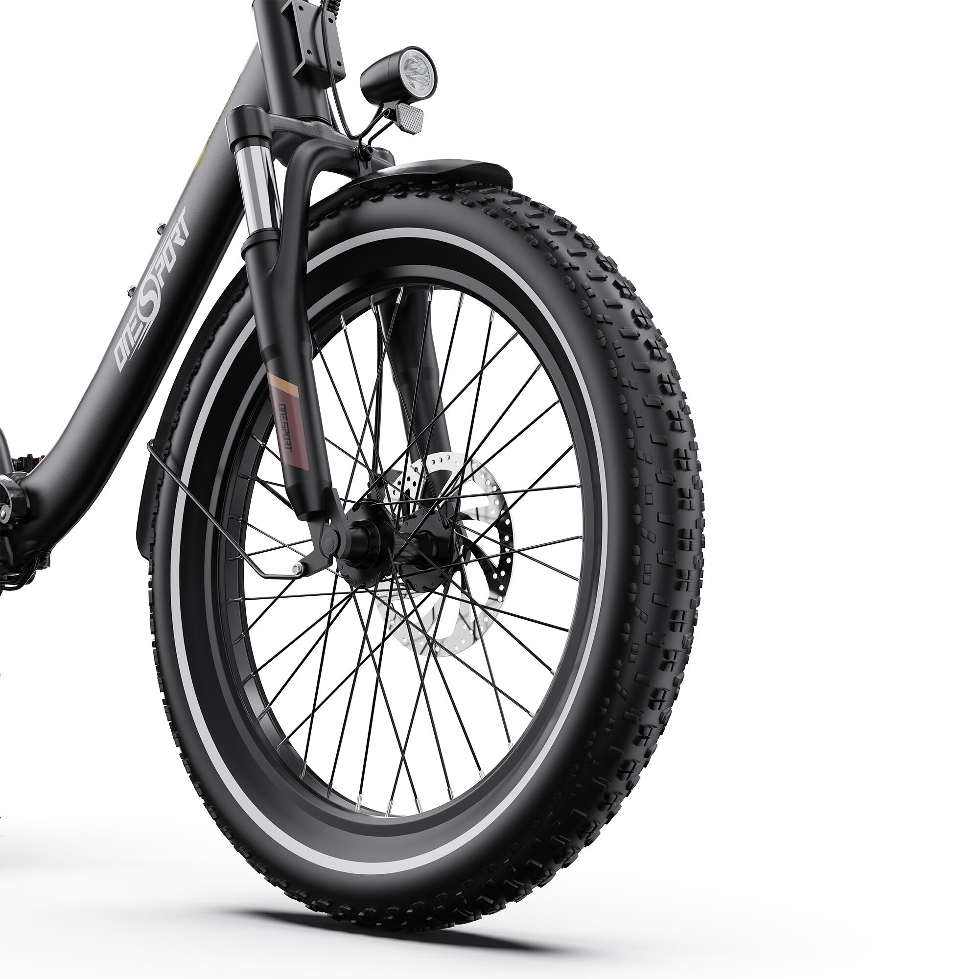 ONESPORT OT16-2 Vélo électrique pliable rétro – Moteur 250W, batterie 816Wh
