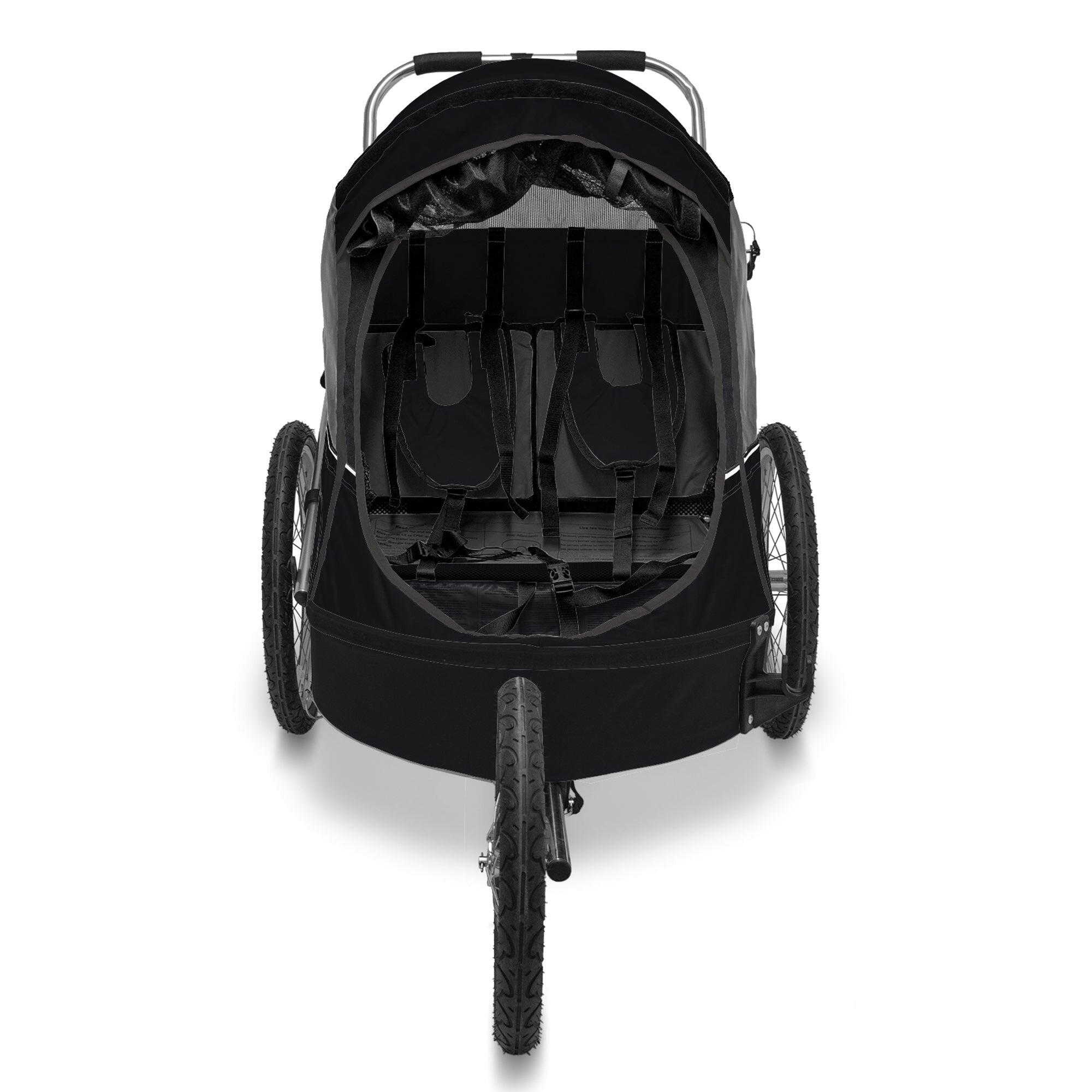 Remorque vélo pour enfants WIKE Premium – comprend poussette et kit de jogging
