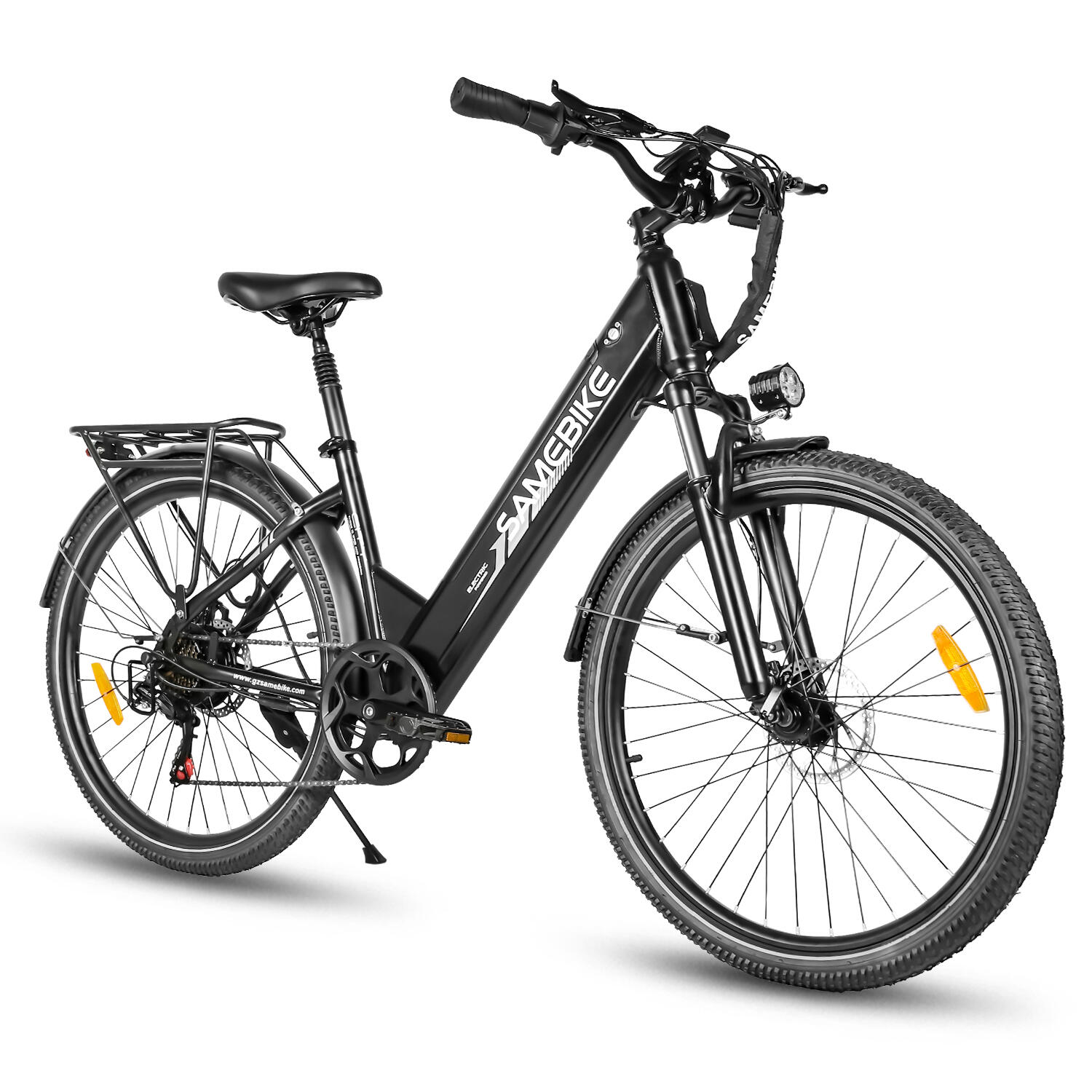 Vélo électrique Wallke H7 1200W E-Bike à enjambement 48V 40AH batterie Samsung 20 pouces VTT Shimano 7 vitesses-Noir