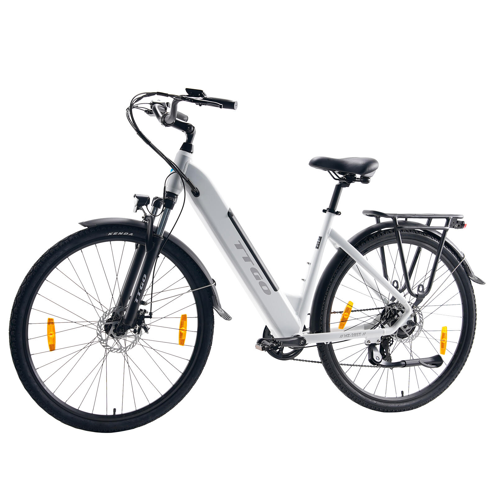 HZ-28ST vélo électrique 28″ alu suspension freins disque 700C 7 vitesses 250W