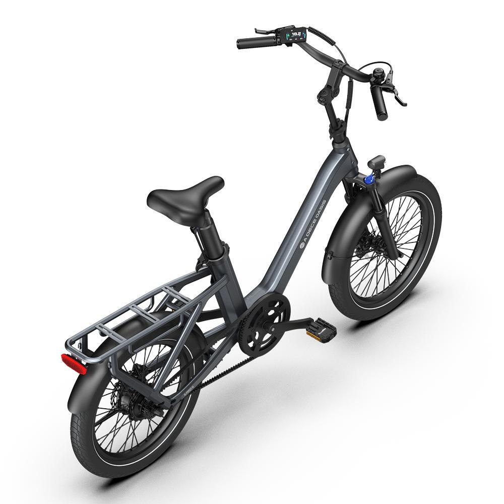 Vélo électrique AirOnePro, 20 »×2,4 »,transmission par courroie,moteur Bafang