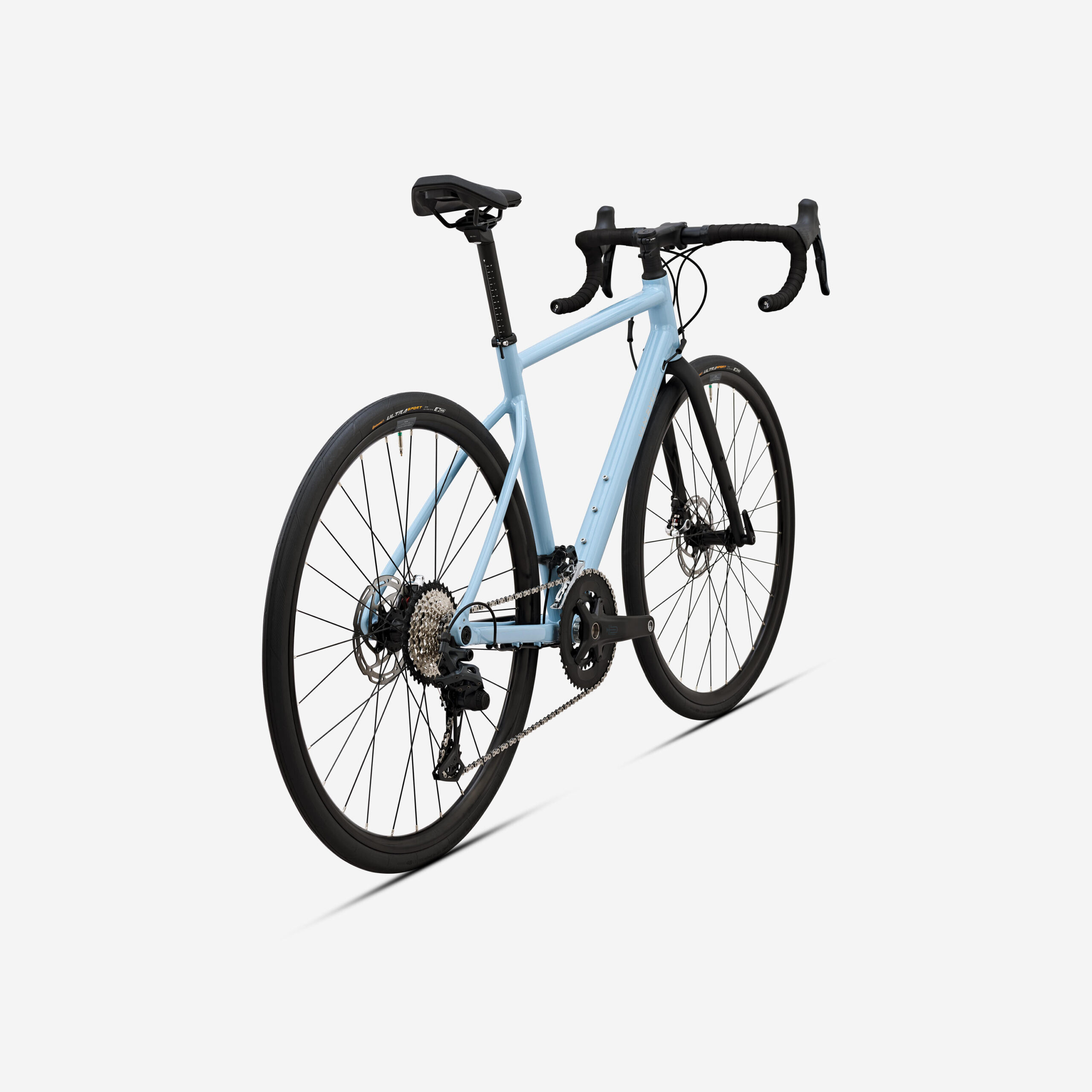 Vélo route endurance Microshift Sword 2x10v – EDR AF Bleu clair