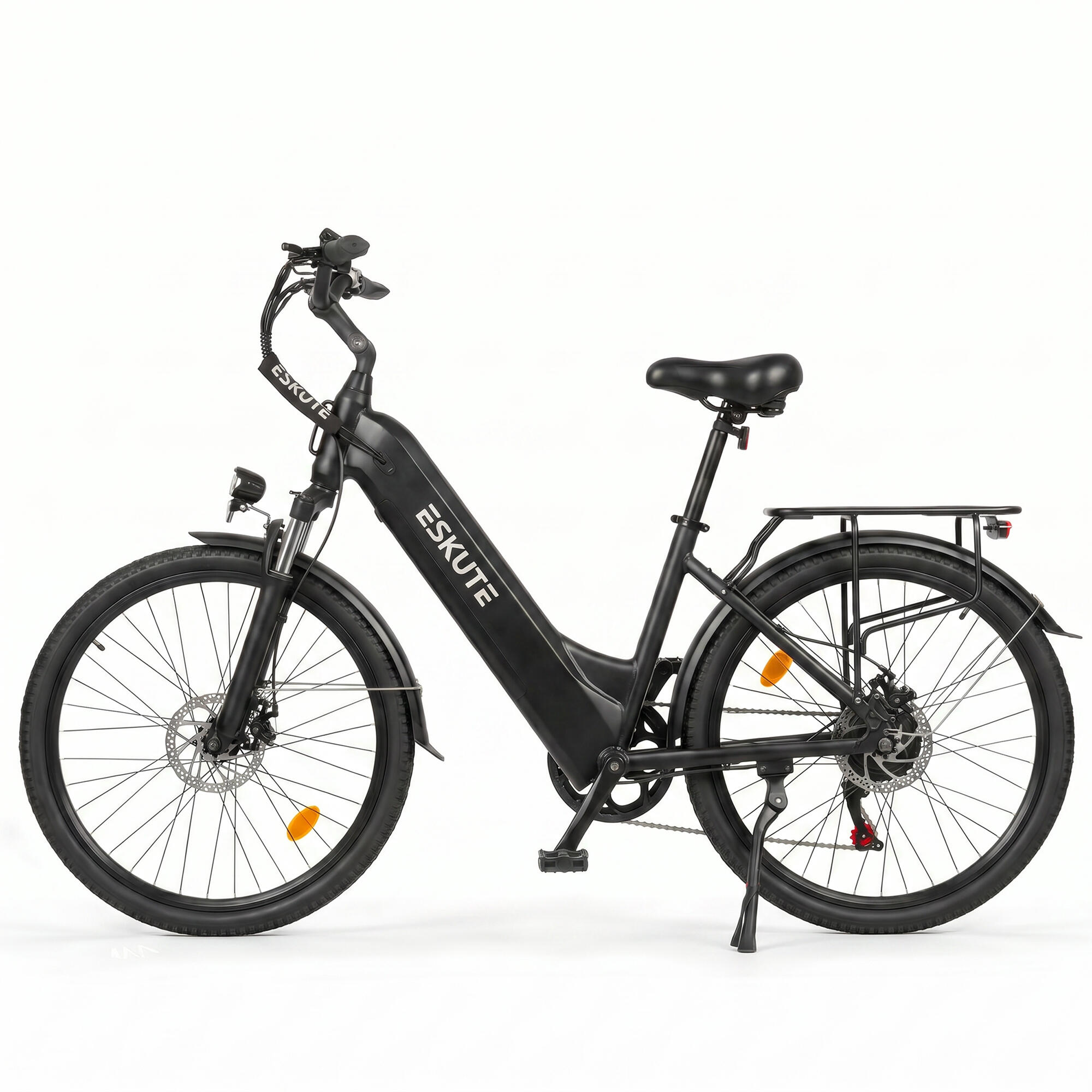 Vélo électrique ESKUTE C202 26″ à cadre ouvert, moteur 250W, batterie 48V 17,5AH