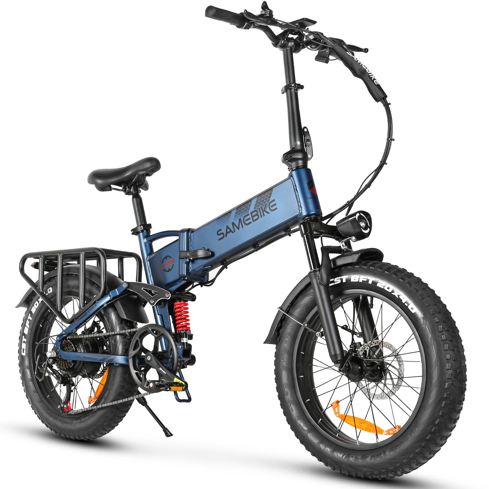 Vélo électrique pliant SAMEBIKE RS-A02 Pro 20 pouces avec batterie 48V 15AH