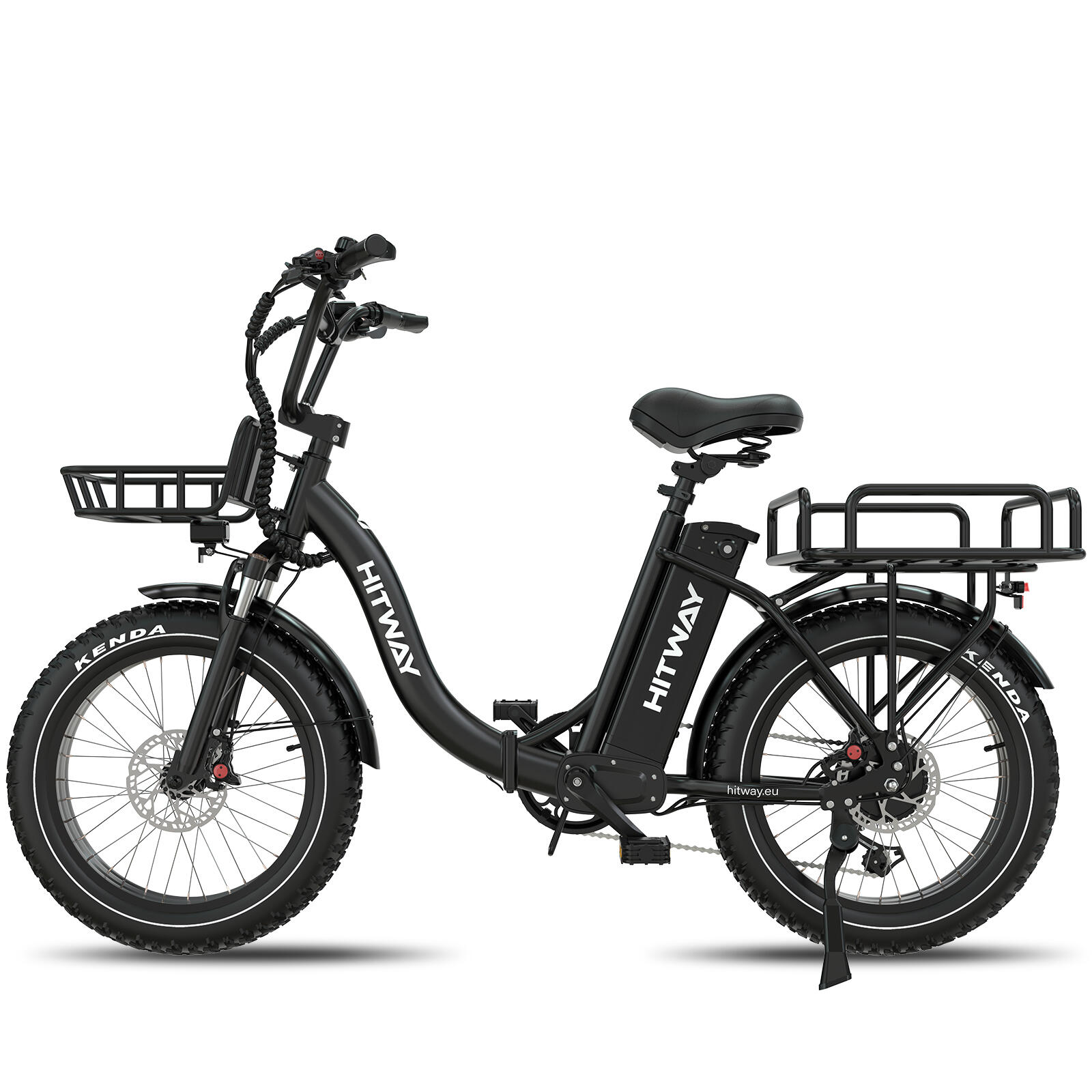 Vélo cargo électrique pliant 20*4,0″, pneus fat, 1296Wh, BK6S PLUS