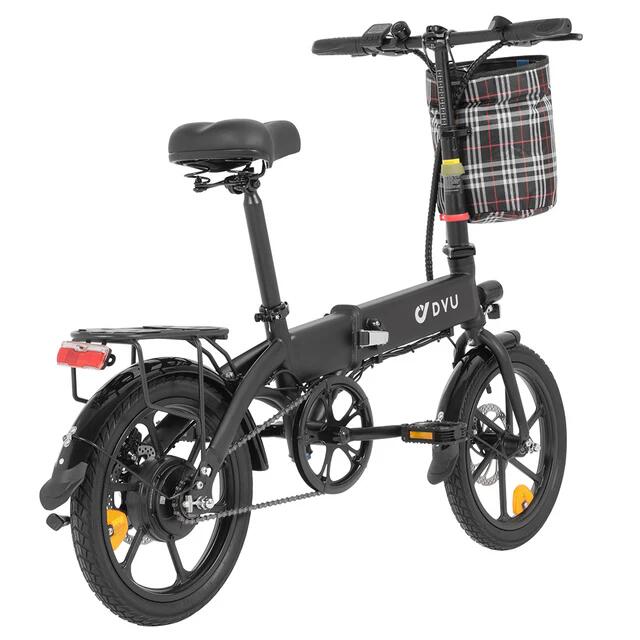 Vélo électrique 16″ 250W 36V 7,5Ah 60 km autonomie avec panier