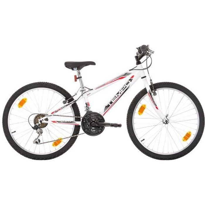 VTT – PROBIKE – TEMPO 24″ BOY – Cadre en aluminium – 18 vitesses – Freins V-brake