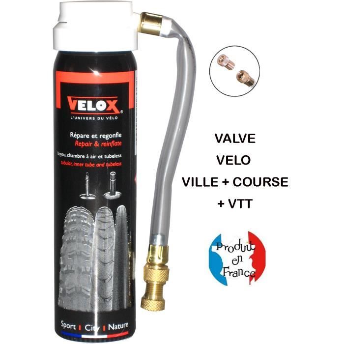 REPARATION PNEU – marque VELOX – BOMBE ANTICREV 75ML VELOX